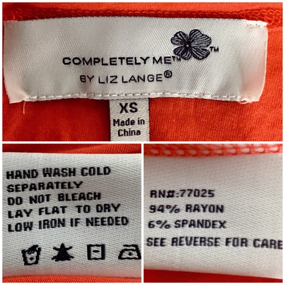 🛍Completely Me by Liz Lange Orange Cardigan Sz XS - Picture 4 of 4